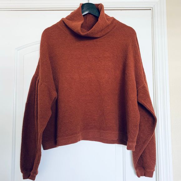 Lululemon Peaceful Moments Mock Turtleneck Pullover Sweater - Copper | Size L/XL - Picture 6 of 12